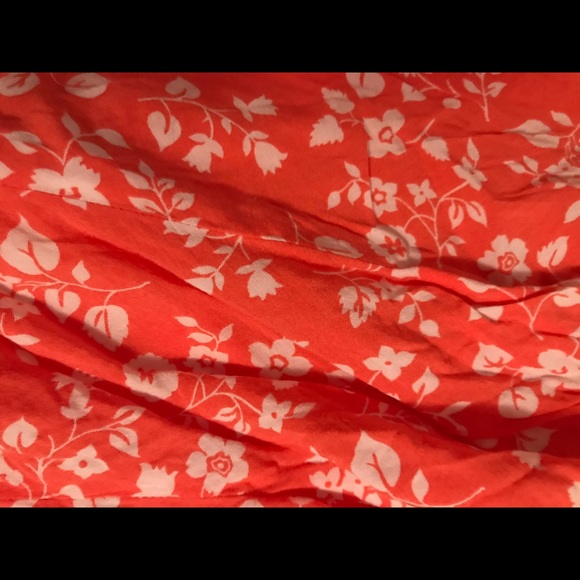 floral salmon colored dress - Picture 3 of 4
